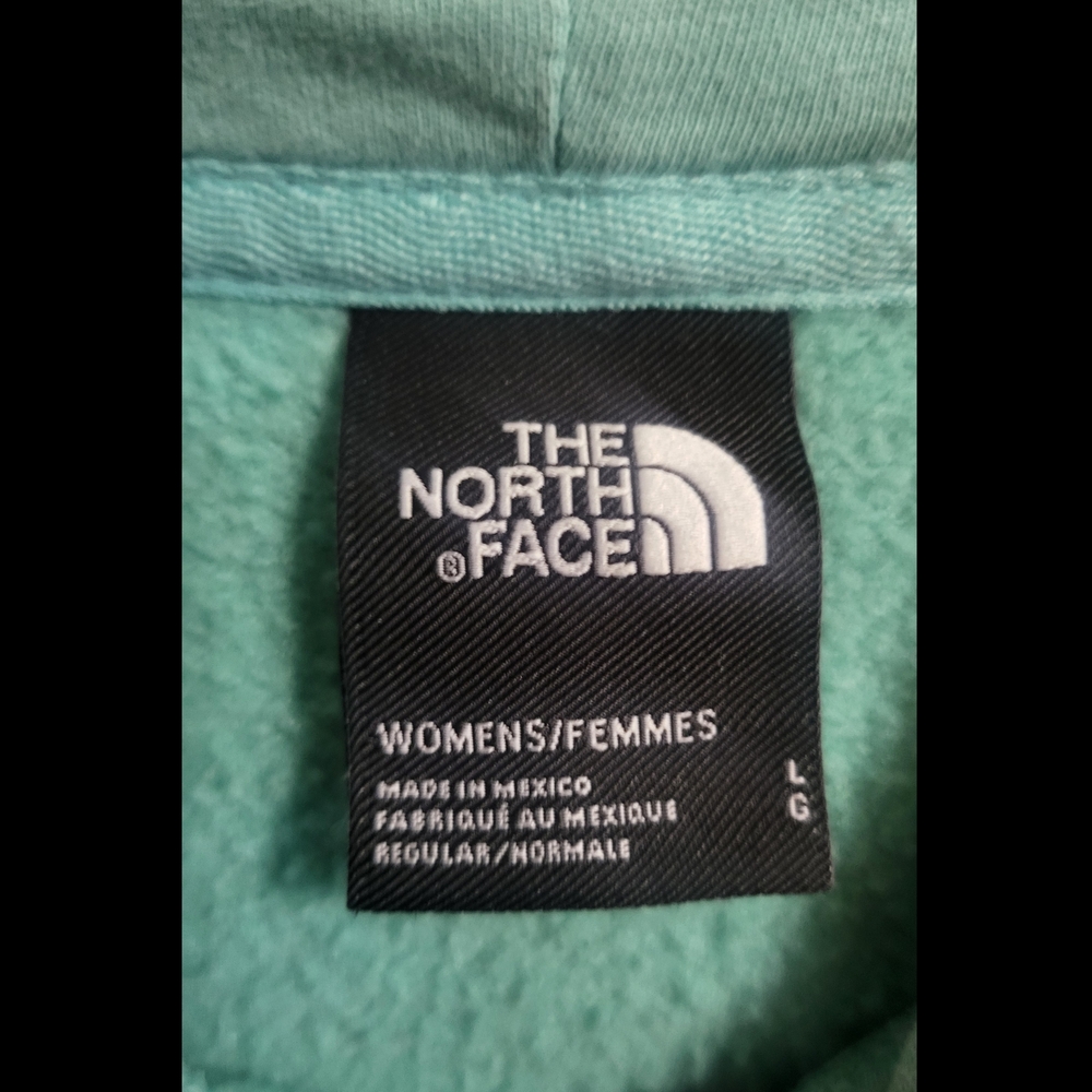 🌿The North Face Women's Medium/Large Pullover Hoodie - Light Turquoise - Picture 5 of 14